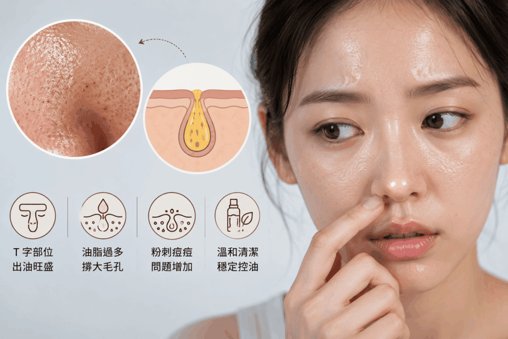 毛孔縮小的重點不是把臉洗到乾澀，而是讓出油變穩定
